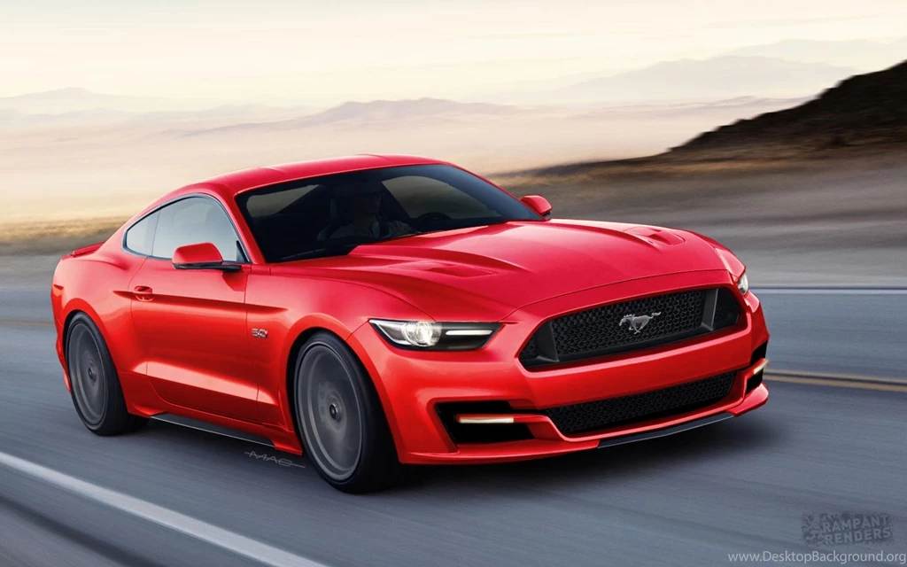 2015 Ford Mustang Ingot Silver Wallpaper.