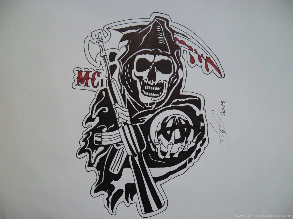 Sons Of Anarchy Logo By Antevohunter On DeviantArt