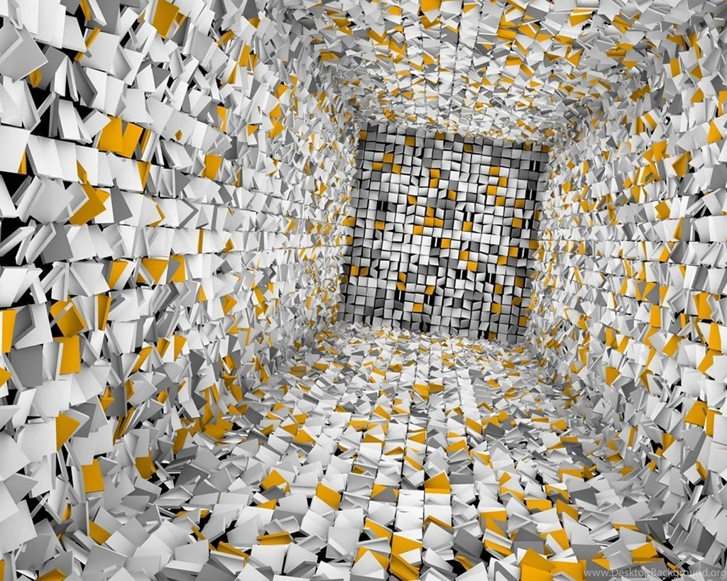 Lost In The Abstract 3D Room Wallpapers