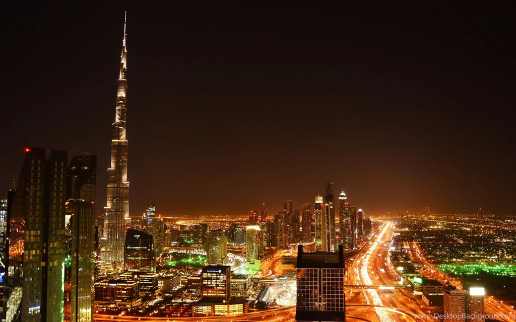 Burj Khalifa By Night In Dubai Wallpapers :: HD Wallpapers