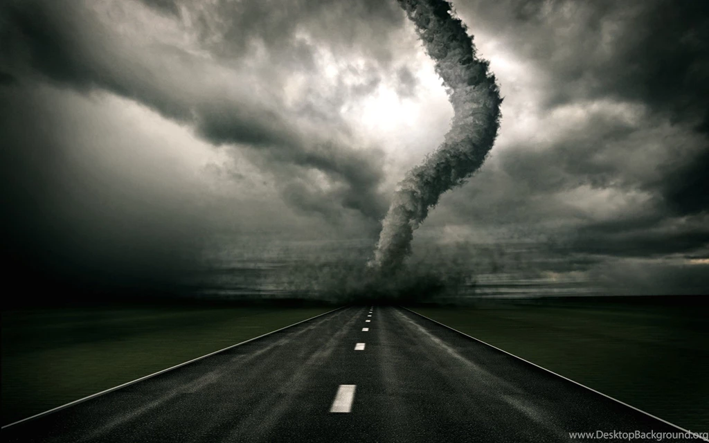 Resolution 2560x1600 Wallpapers: Tornado Road Android Wallpapers