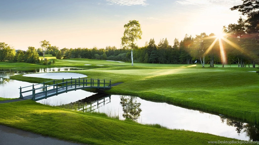Golf Course, River, Bridge, Nature, 1920x1080 HD Wallpapers And ...