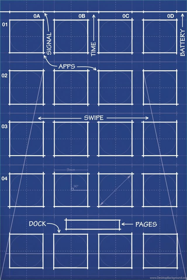 iPhone 4S Blueprint Wallpapers Retina 640x960 By MrDUDE42 On DeviantArt