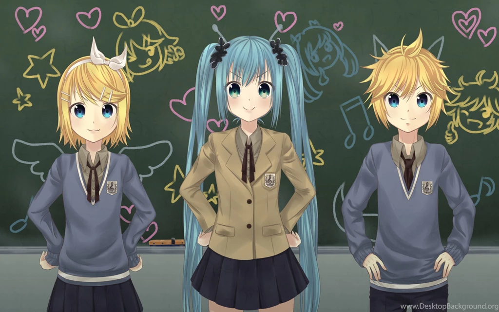 Download Wallpapers 3840x2400 Vocaloid, Kagamine Len, Kagamine Rin ...