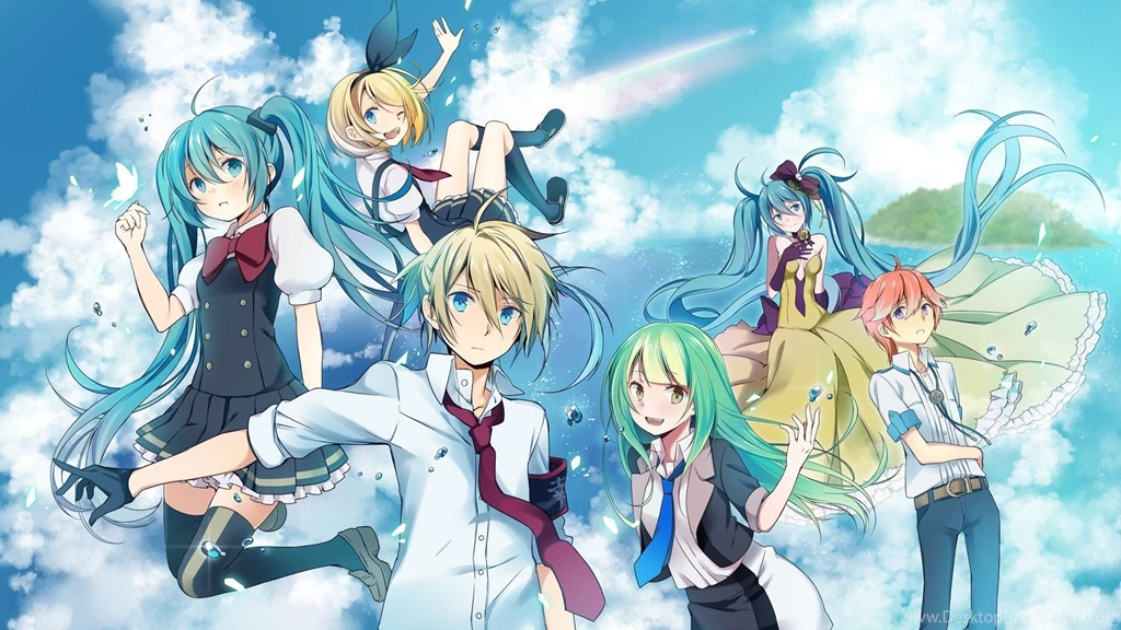 Vocaloid Hatsune Miku Kagamine Len Kagamine Rin Vocaloid Wogura ...