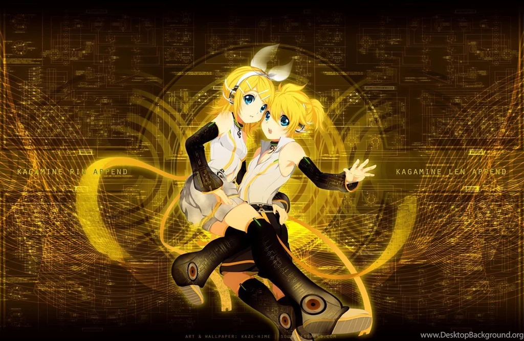 Download: 8 Len+Rin Wallpapers By Kaze Hime On DeviantArt