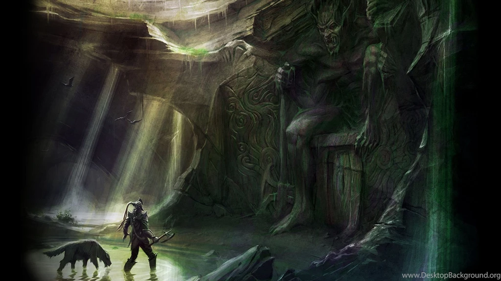 Anyone Have Good Wallpapers Of The Daedric Princes? : Skyrim