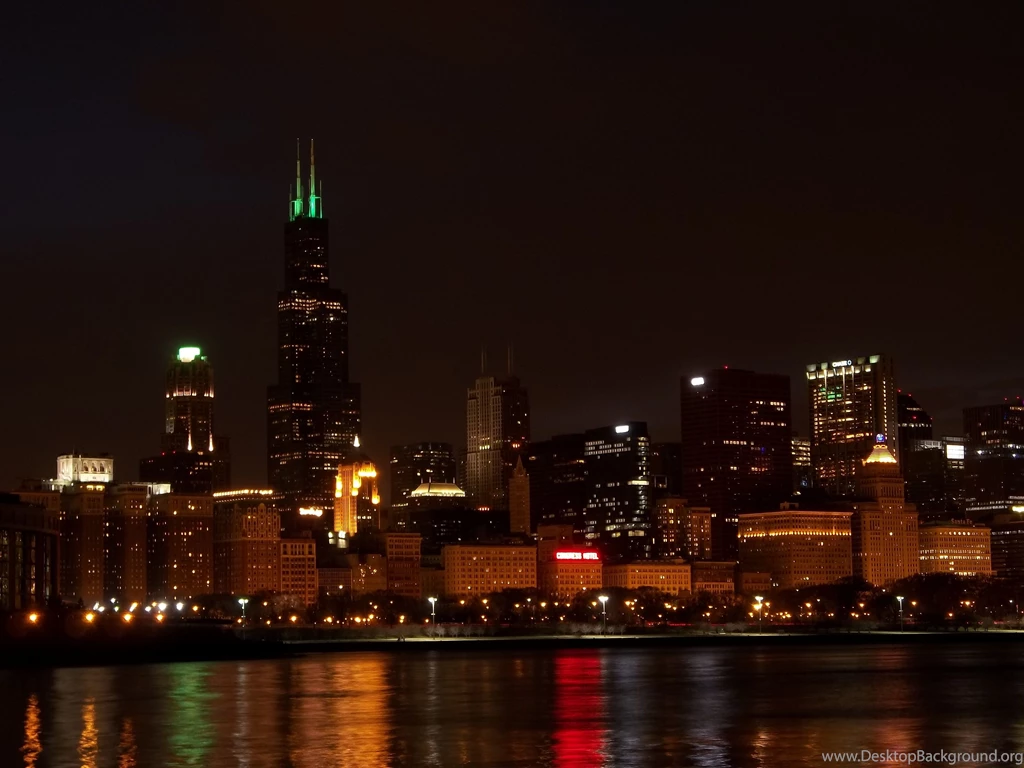 Chicago Night Skyline Wallpapers 1080p