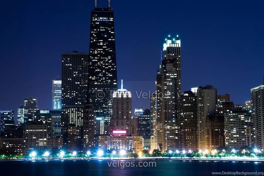 City Building At Night And Hong Kong City Building At Night ...