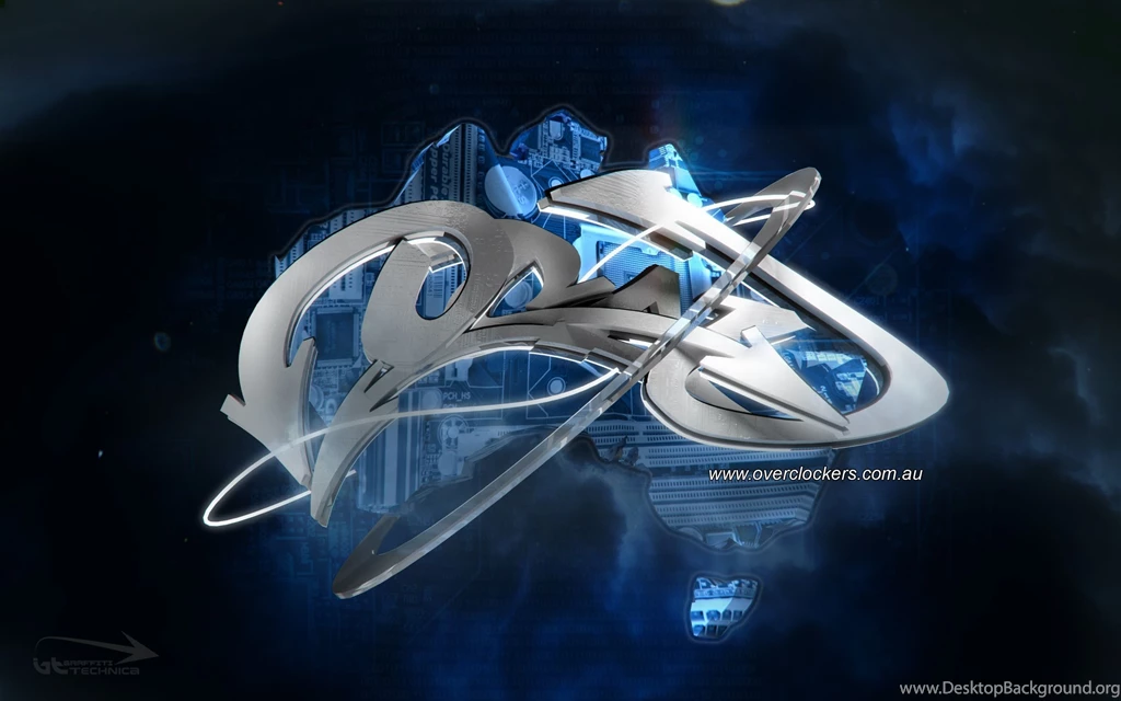 Graffiti Technica 3d Graffiti Overclocking Wallpapers