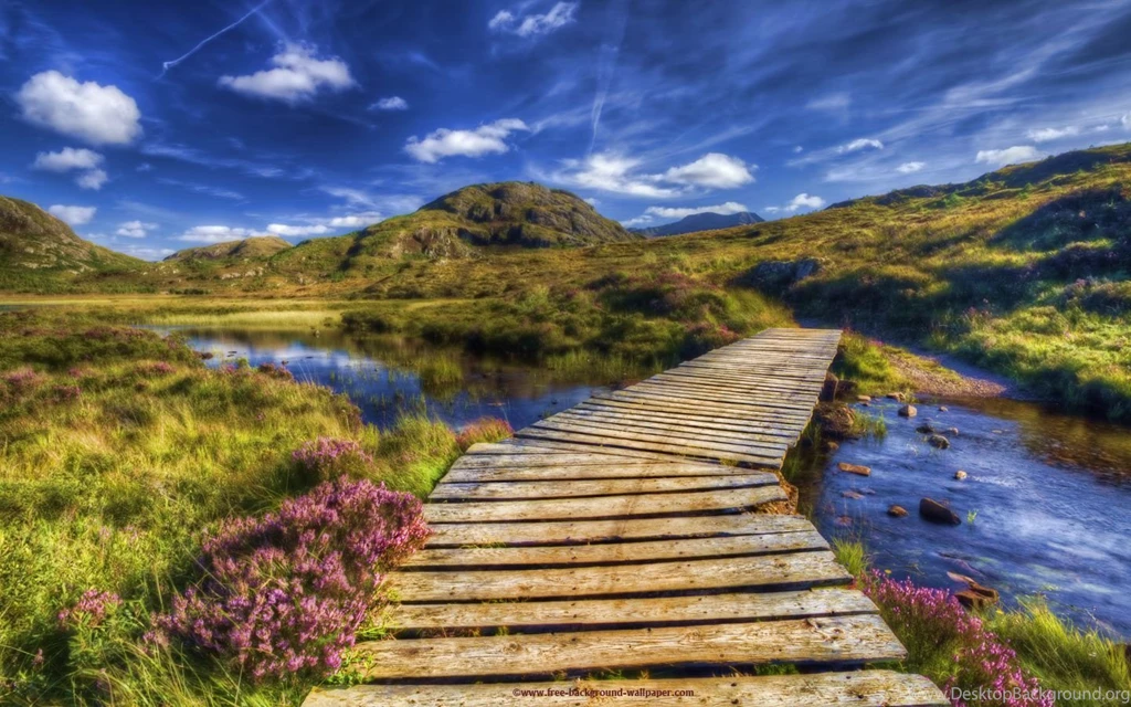 Beautiful Bridge Highlands Scotland Beautiful Backgrounds ...