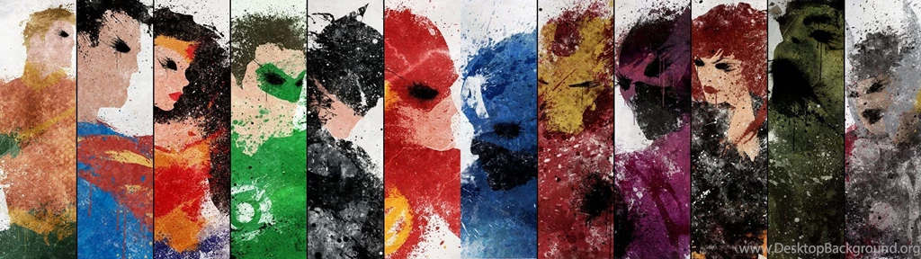 Splash Art: Justice League Vs. Avengers Wallpapers 3840 X 1080 Px ...