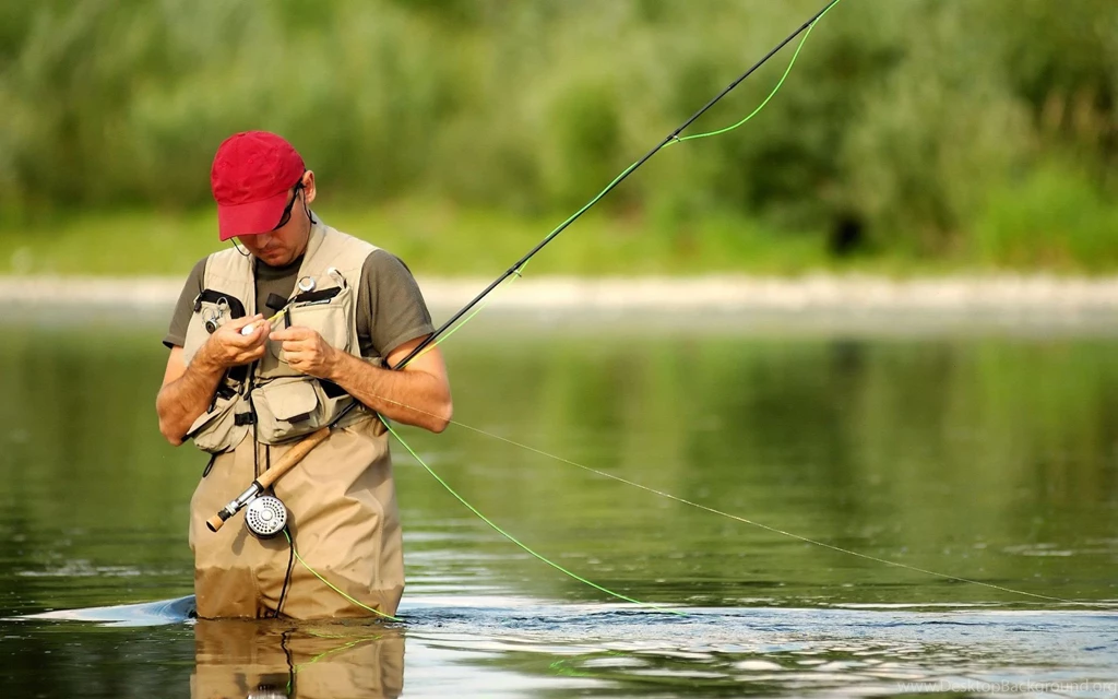 Man Fishing Wallpaper Backgrounds 901