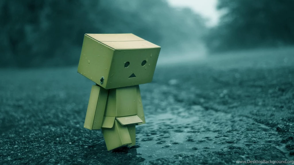 Sad Danbo Rain Wallpapers