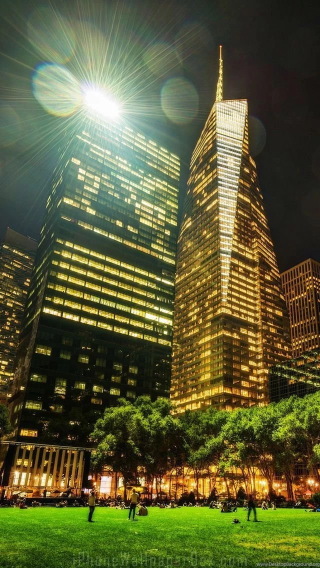 Night New York Iphone 5 6 Wallpapers Ipod Wallpapers Desktop