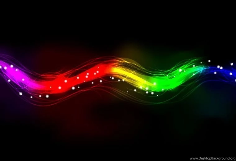 Blurry Abstract Neon Spectrum Light Effect Backgrounds