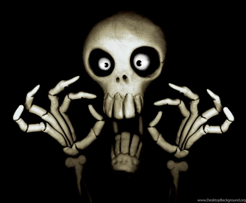 SCARY SKULL WALLPAPER   (
