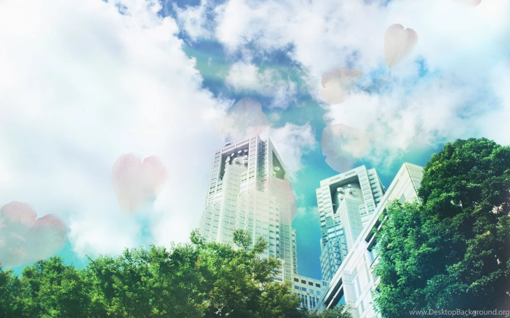 Trees And Buildings Wallpapers