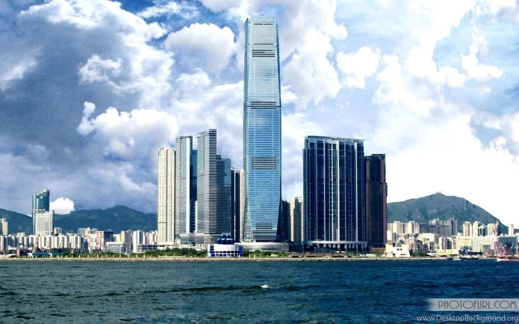Hong Kong Mirrors Buildings Wallpapers