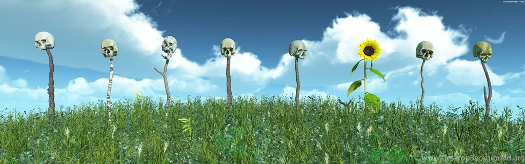Visual Paradox Free 3D Wallpapers 'Duality' 3840x1200 Dualscreen ...