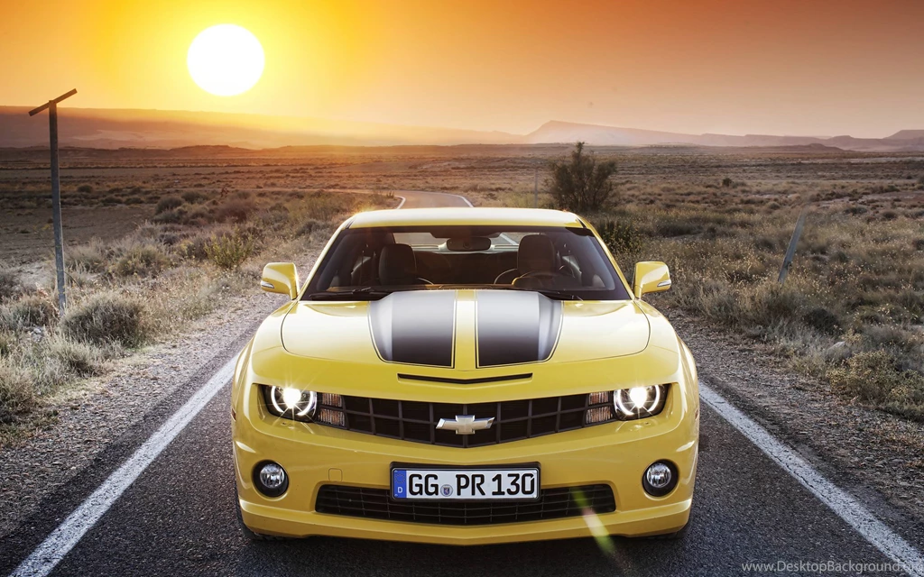 Yellow Car Chevrolet Camaro SS Wallpapers Deskt