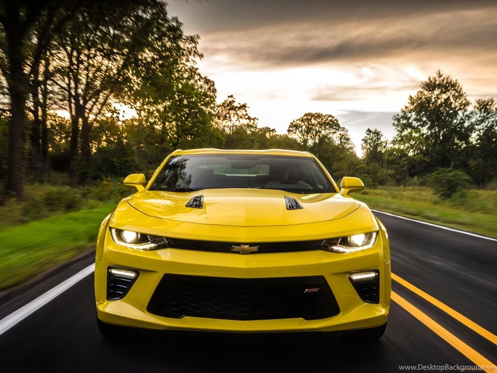 Yellow 2016 Chevrolet Camaro SS Retina Wallpapers