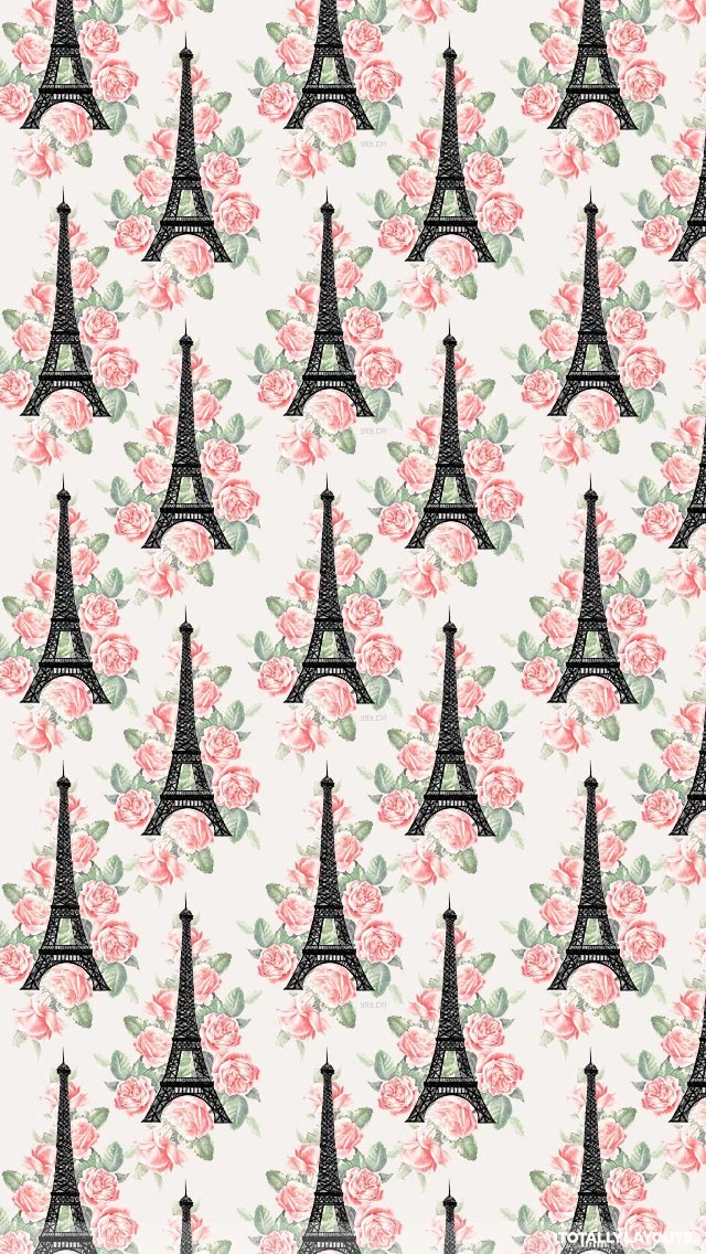 Floral Eiffel Tower iPhone Wallpapers Floral Wallpapers