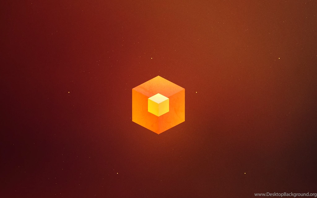 Abstract Red Cubes Warm Fusion Clean Wallpapers