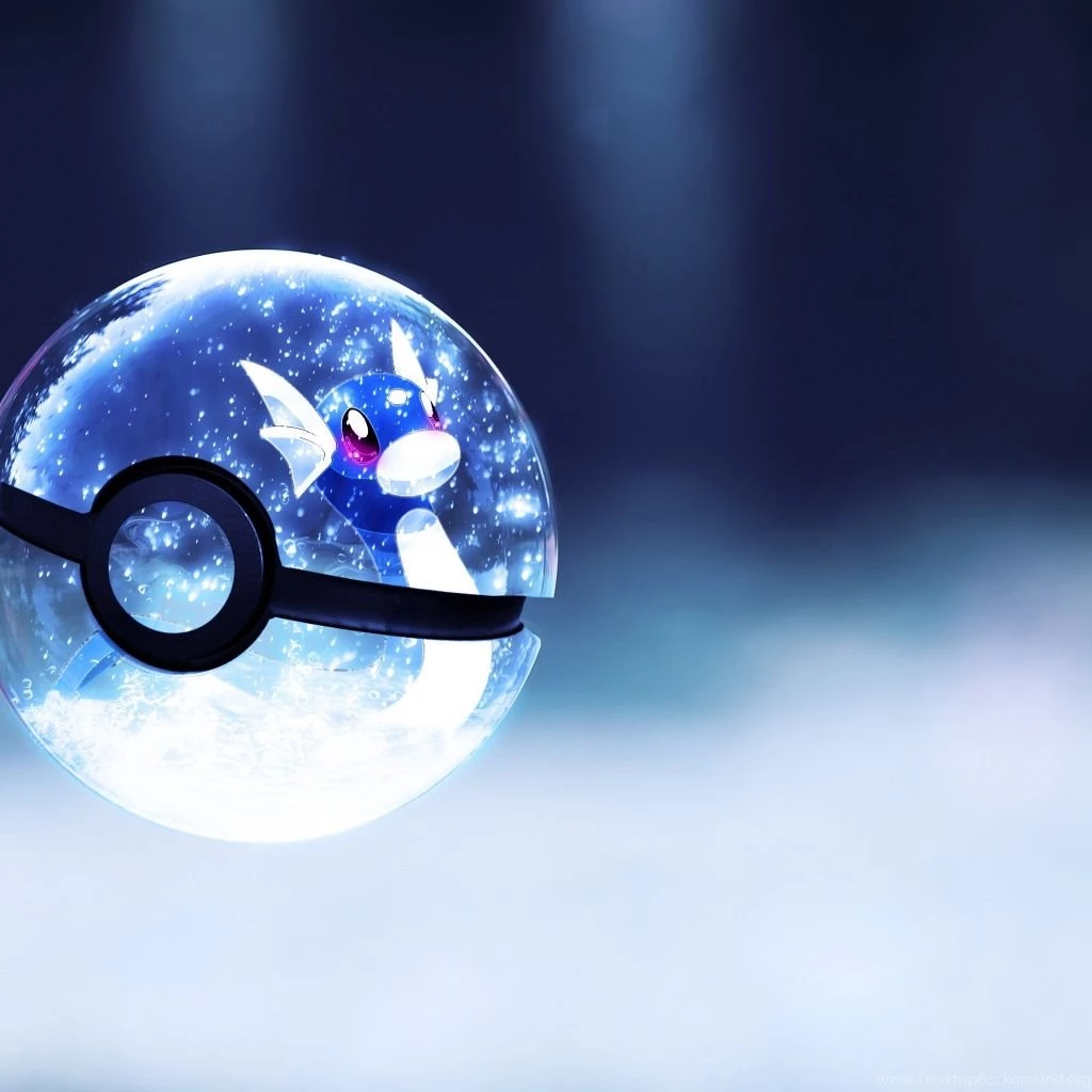 3d Transparent Pokeball iPad 1 & 2 Wallpapers