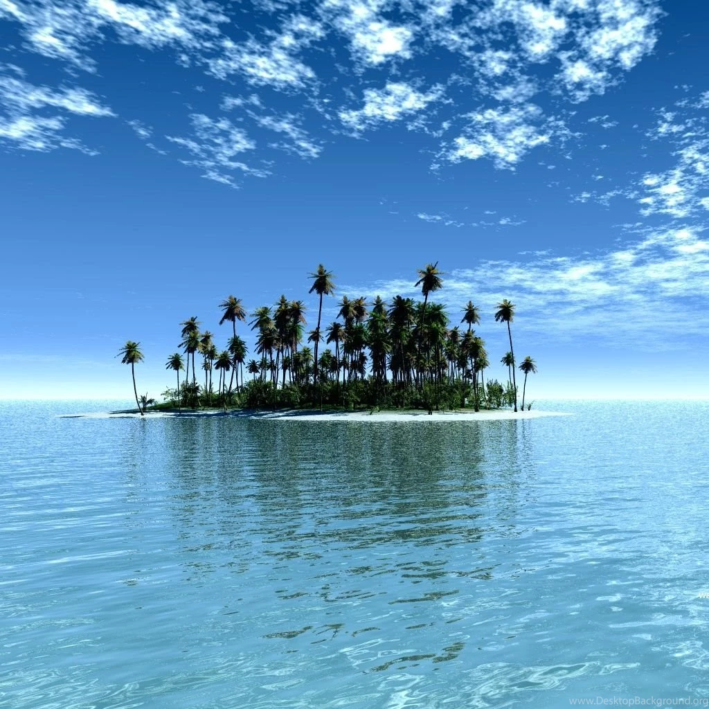 3D Paradise Island iPad 1 & 2 Wallpapers
