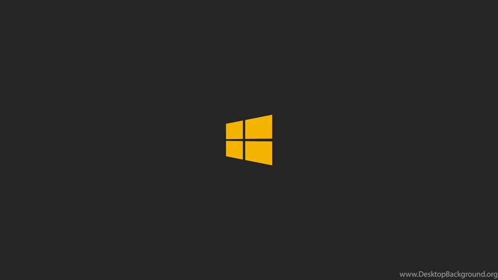 Yellow Gray Metro Windows 8 Clean Logo Wallpapers