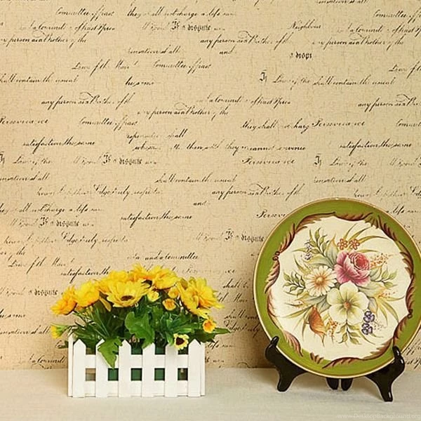 Modern Retro British Style Fashion English Alphabet 3d Wallpapers ...