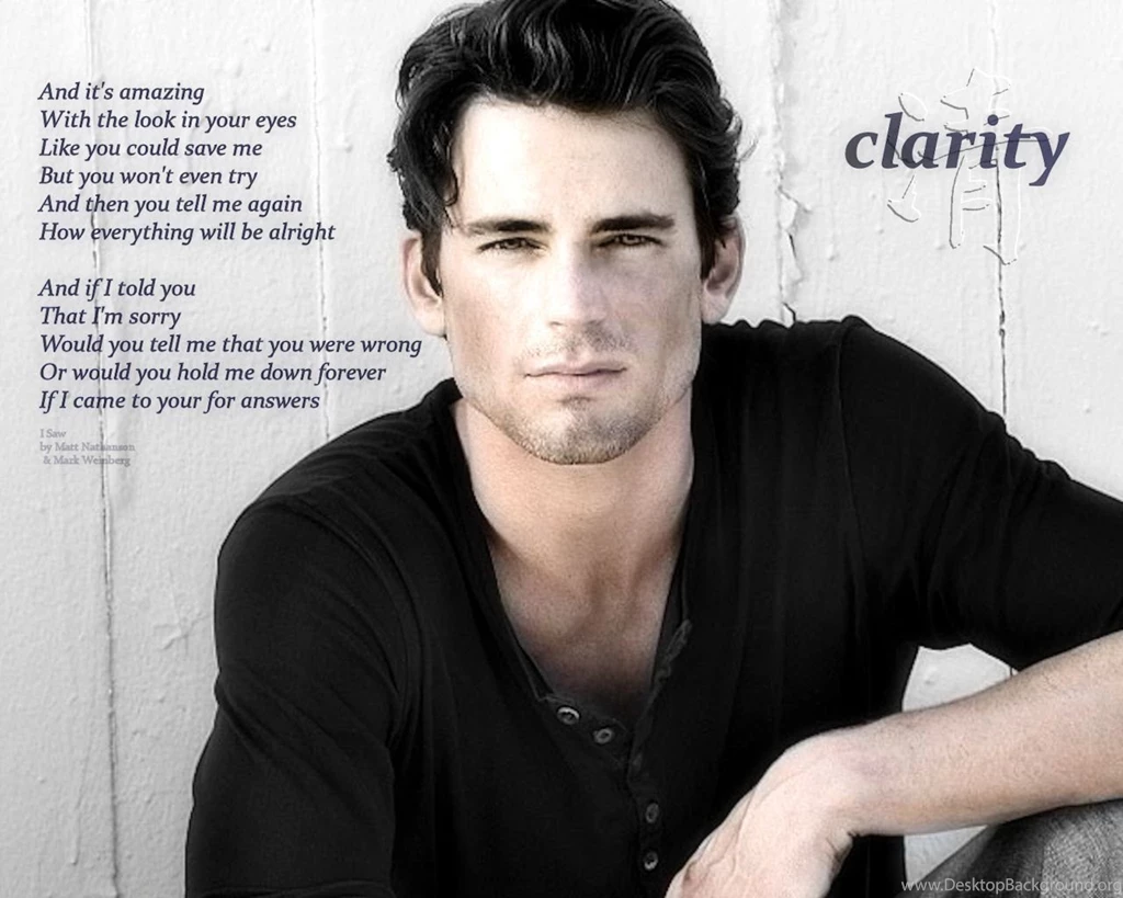 Clarity.... Matt Bomer Wallpapers (20714313) Fanpop