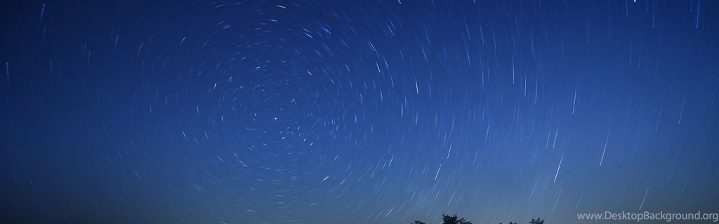Download Wallpapers 3840x1200 Night, Stars, Beautiful, Grass, Trees ...