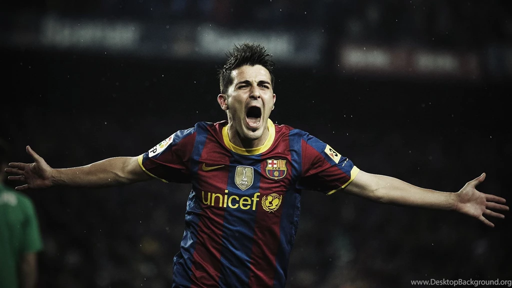Futbol, Wallpapers, David, Villa (
