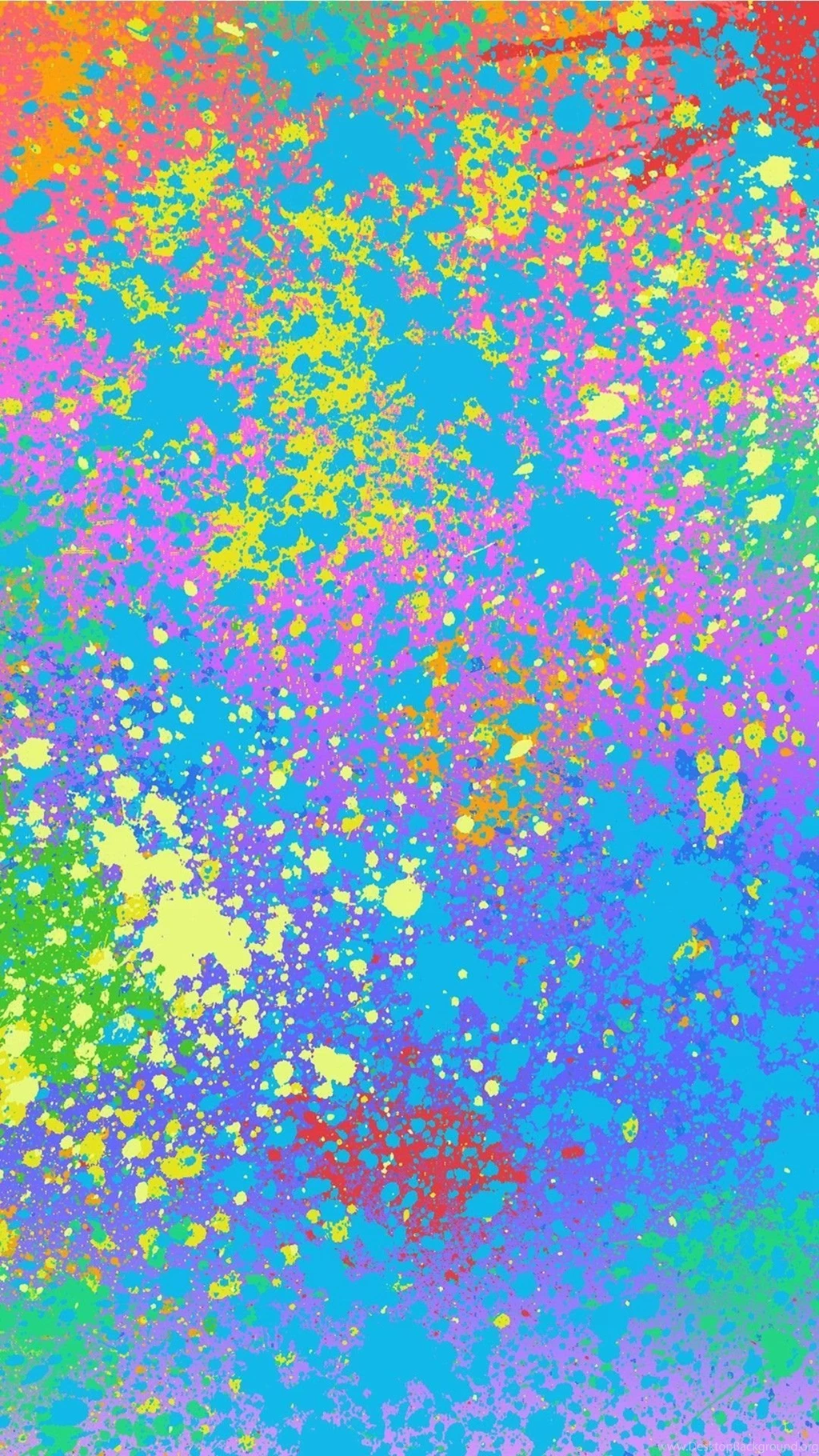 Colorful Paint Splashes Mobile Wallpapers 3462