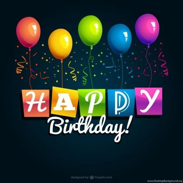 Happy Birthday Vector Backgrounds Vector