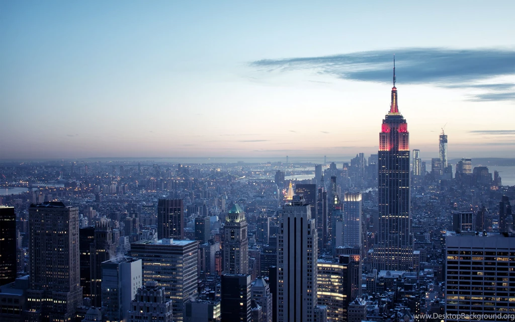Daily Wallpaper: Winter Sunset In New York