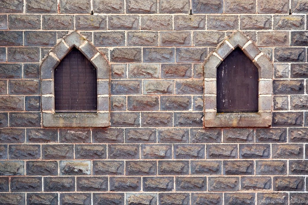 Old Castle Stone Brick Wall Backgrounds Photo
