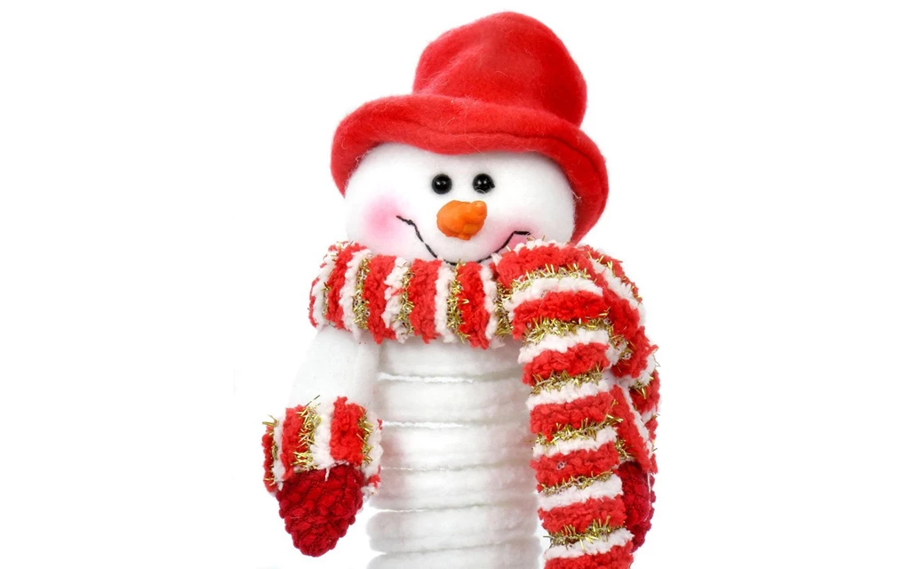 1920x1200 Snowman With Red Hat Desktop PC And Mac Wallpapers