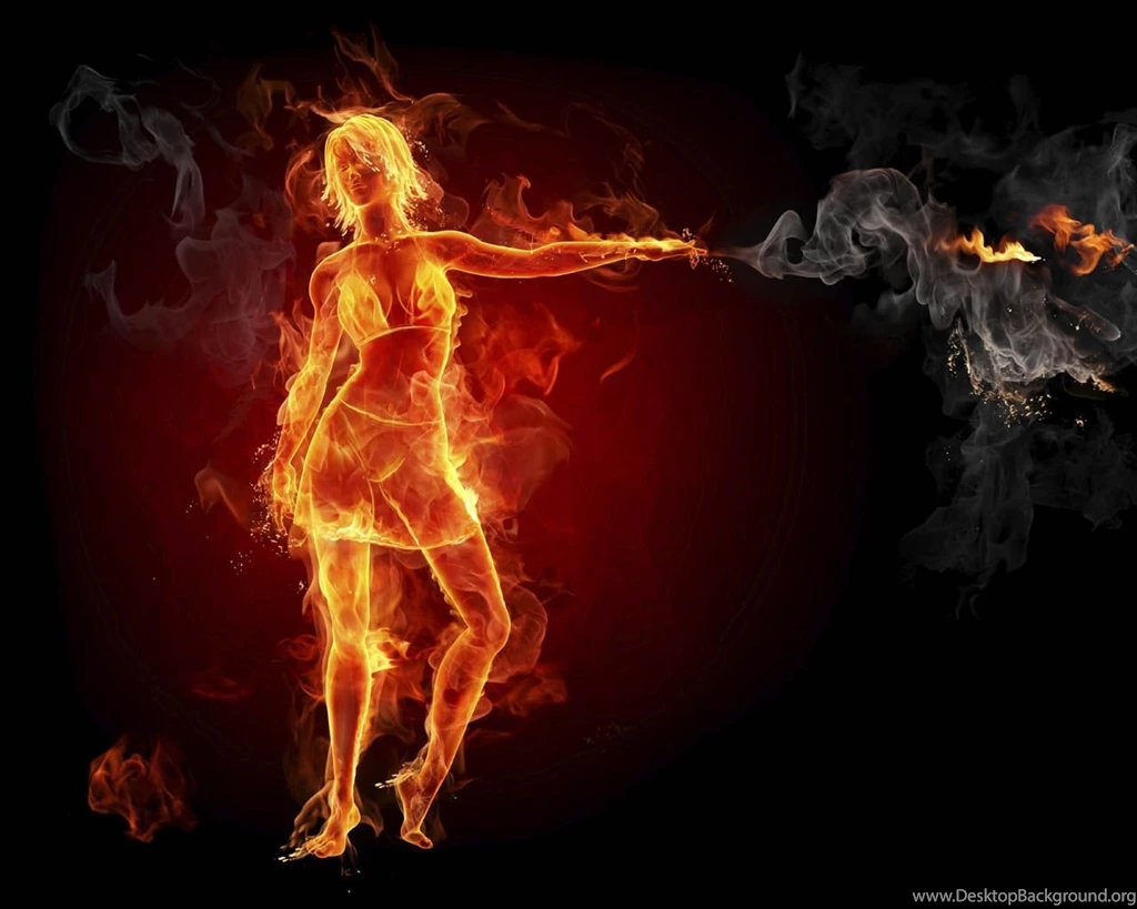 Fire Dancing Girl Wallpapers