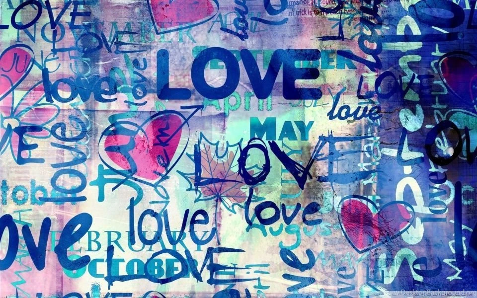 Graffiti Love HD Desktop Wallpapers : High Definition : Fullscreen ...