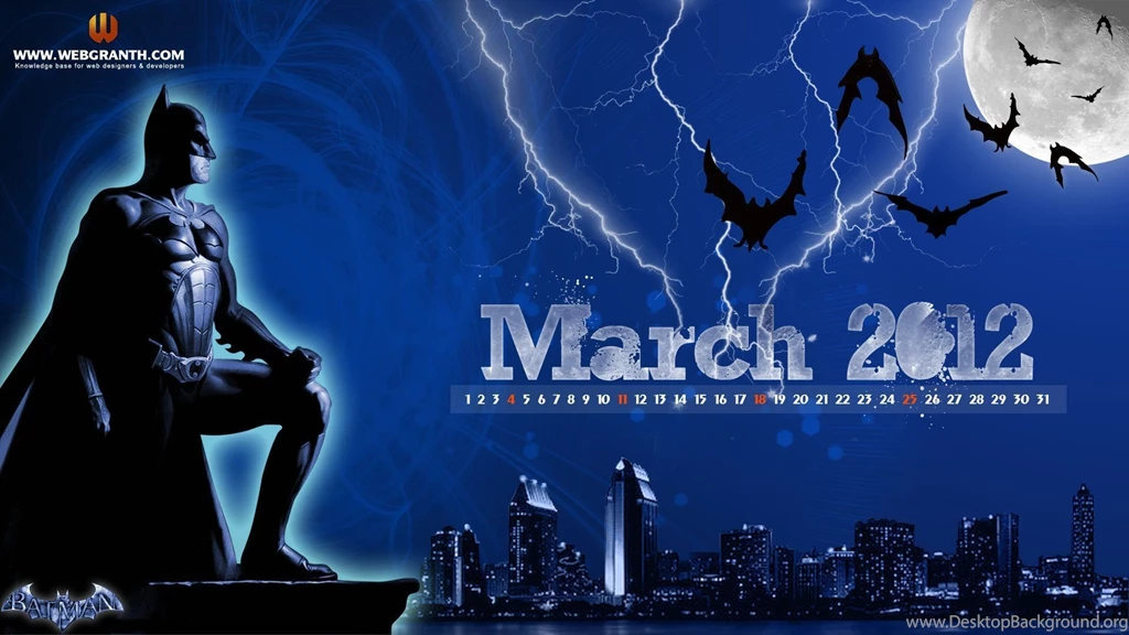 Batman Cartoon March Wallpapers Calender 2012: View HD Image Of ...