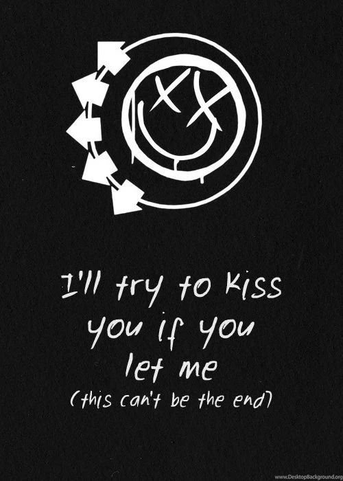 Art Black And White Text Hipster Lyrics Indie Kiss Wallpapers Blink ...