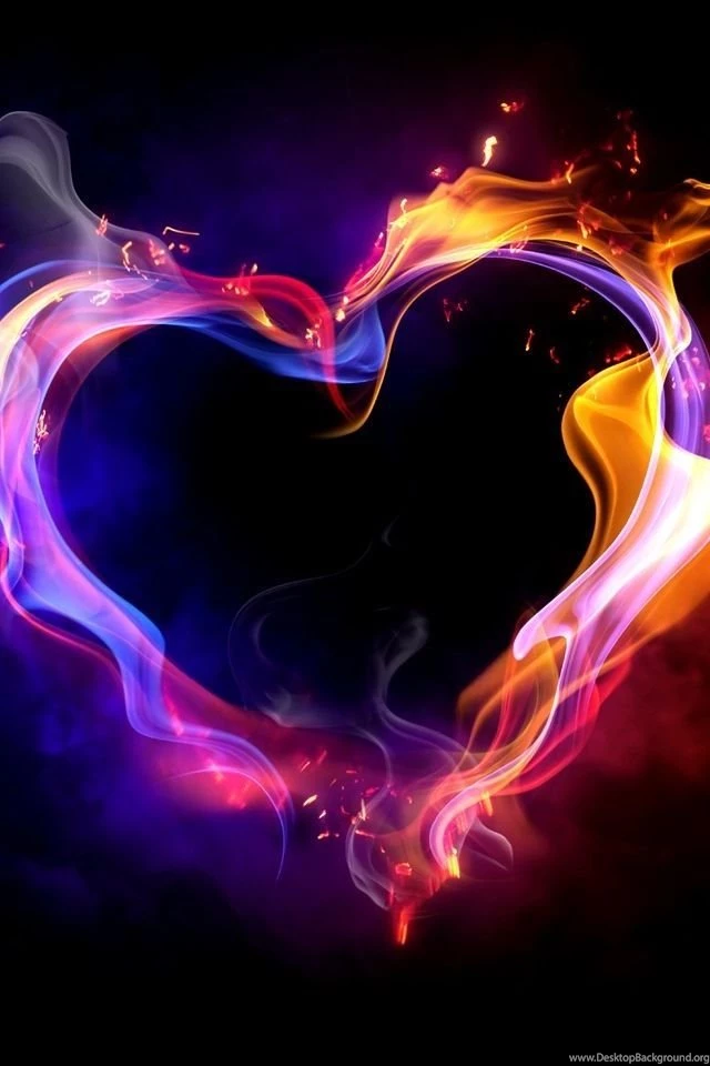 Flammable Heart iPhone HD Wallpaper, iPhone HD Wallpapers Download ...