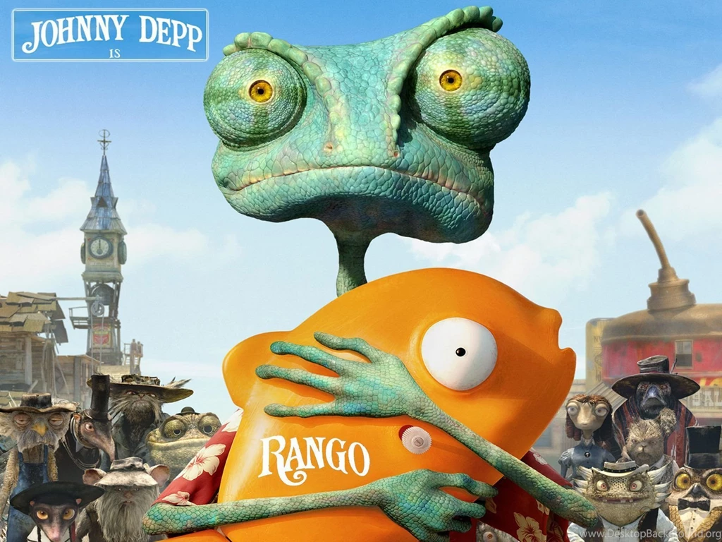 Free Torrent Rango Johnny Deep Movie Computer Desktop Wallpapers