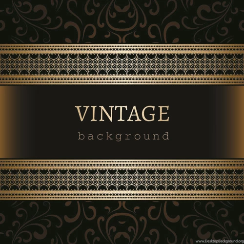 Vintage Golden Backgrounds Vector 01   Vector Backgrounds Free Download