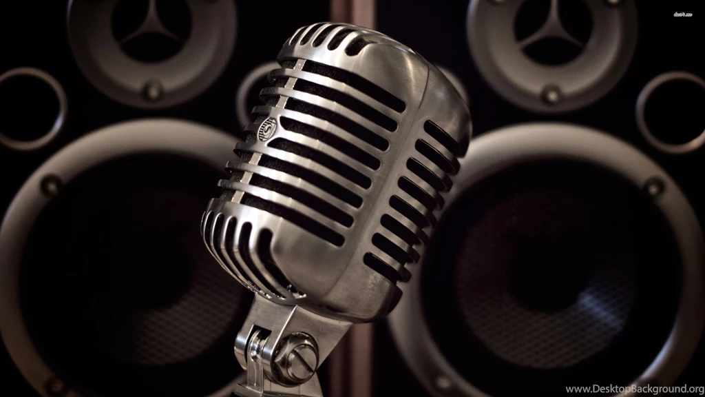 Pink Microphone Wallpapers