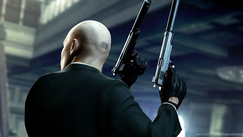Hitman Pistols 1366 X 768 Wallpapers