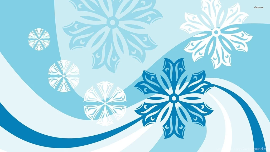 Snowflakes Wallpapers Vector Wallpapers